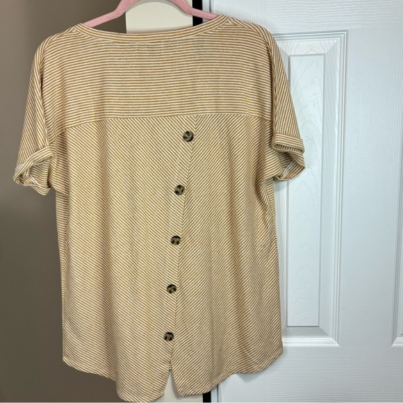 Verve Ami striped t-shirt size large - Picture 2 of 4